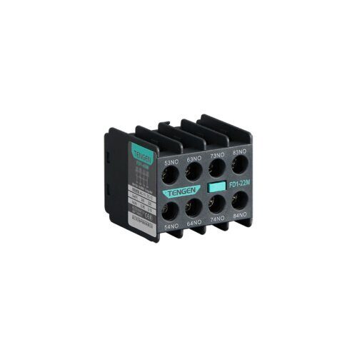 Блок-контакт вспом. TENGEN FD1-22M, 2NO+2NC, фронтальный монтаж, для TGCA-06_12M (TEN410201)