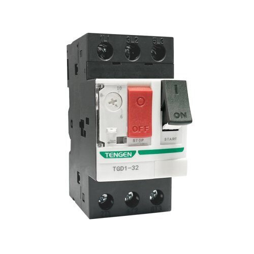 Выключатель автоматический TENGEN TGD1-32, 3P, 25A, 15kA, It=20_25A, Ie=327A, 11kW, CLASS 10A, обрыв L (TEN490014)