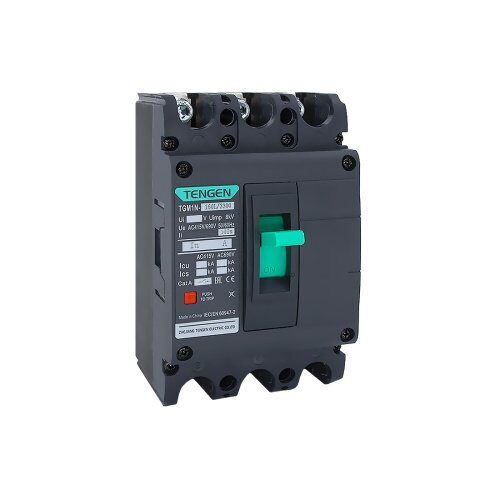 Выключатель автоматический TENGEN TGM1N-160L/3300, 3P, 160A, 415VAC, 35kA, Ii=10In, тип TМ (TEN212273)