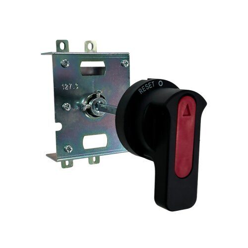 Рукоятка поворотная выносная TENGEN TGM1NE-RH-160, черно-красная блокируемая в OFF, для TGM1NE-100_160 (TEN217100)