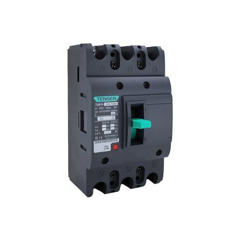 Выключатель автоматический TENGEN TGM1N-125L/3300, 3P, 125A, 415VAC, 25kA, Ii=10In, тип TМ (TEN212145)