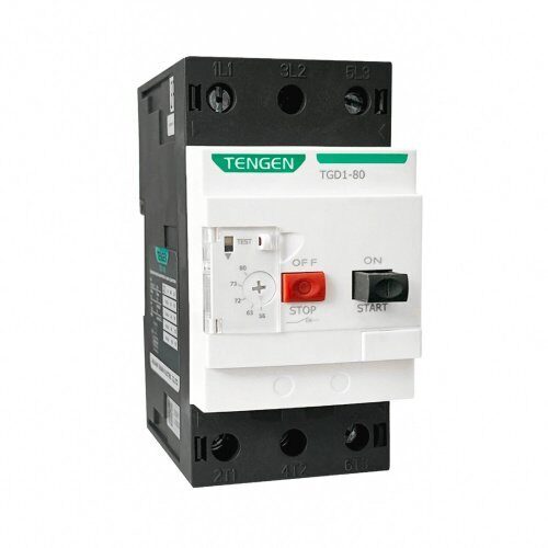Выключатель автоматический TENGEN TGD1-80, 3P, 25A, 15kA, It=16_25A, Ie=350A, 11kW, CLASS 10, обрыв L (TEN490016)