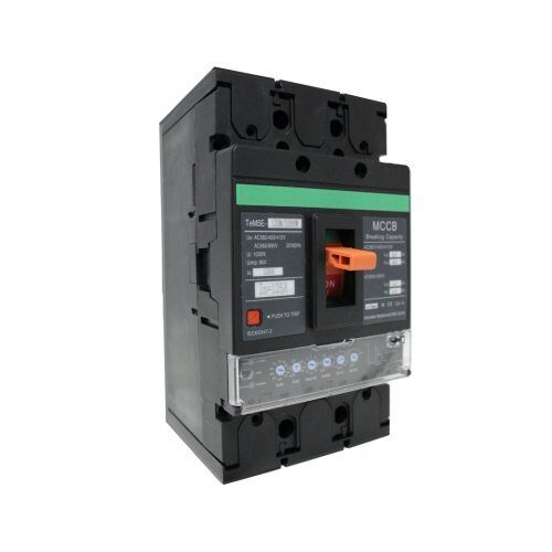 Выключатель автоматический TENGEN TEM5E-160M/3300W, 3P, 160A, 415VAC, 50kA, Ir=63_160A, Isd=(2_12)*Ir, Ii=OFF/(4_14)*Ir, селективный эл. расцепитель (E0) (TEN210101)