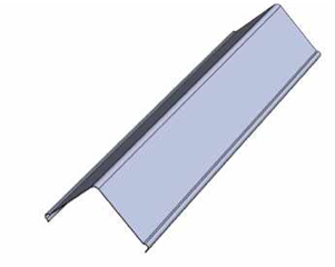 Крышка лотка замковая снегозащитная