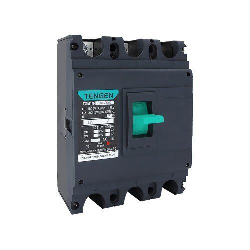 Выключатель автоматический TENGEN TGM1N-800L/3300, 3P, 800A, 415VAC, 50kA, Ii=10In, тип TМ (TEN212609)
