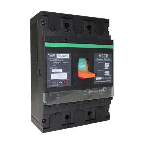 Выключатель автоматический TENGEN TEM5E-800M/3300W, 3P, 800A, 415VAC, 70kA, Ir=315_800A, Isd=(2_12)*Ir, Ii=OFF/(4_14)*Ir, селективный эл. расцепитель (E0) (TEN210221)