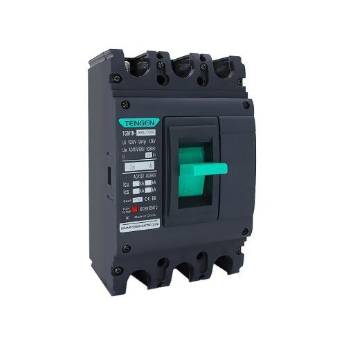 Выключатель автоматический TENGEN TGM1N-400L/3300, 3P, 400A, 415VAC, 50kA, Ii=10In, тип TМ (TEN212537)